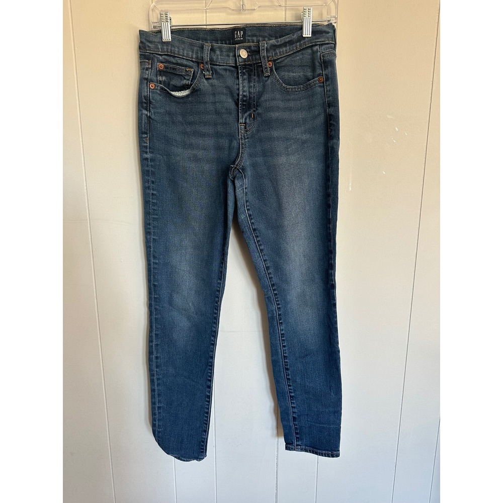 GAP‎ Denim Soft Skinny Jeans Dark Indigo Women Size 6/28